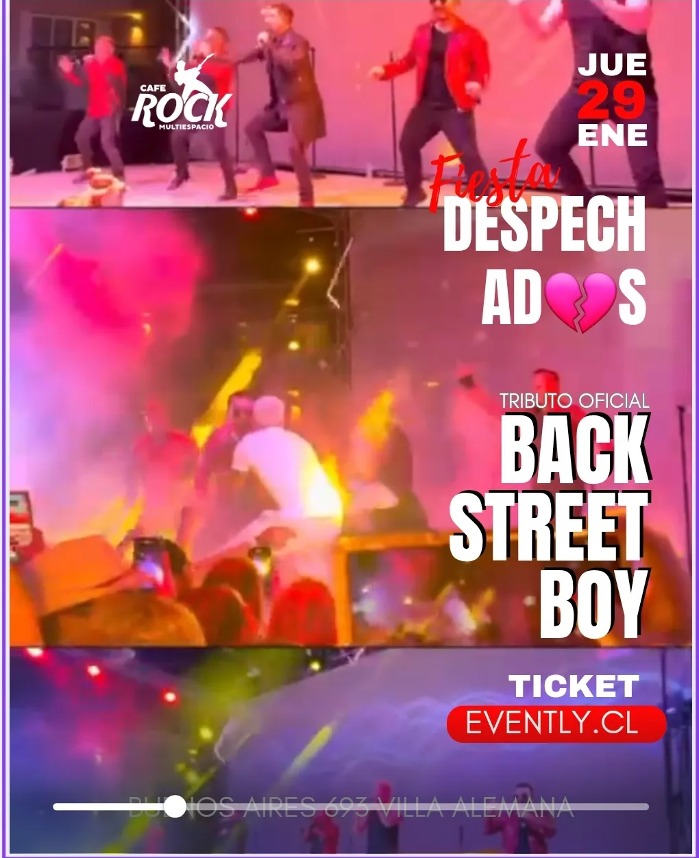 BACK STREET BOYS en jueves  DESPECHAD💔S