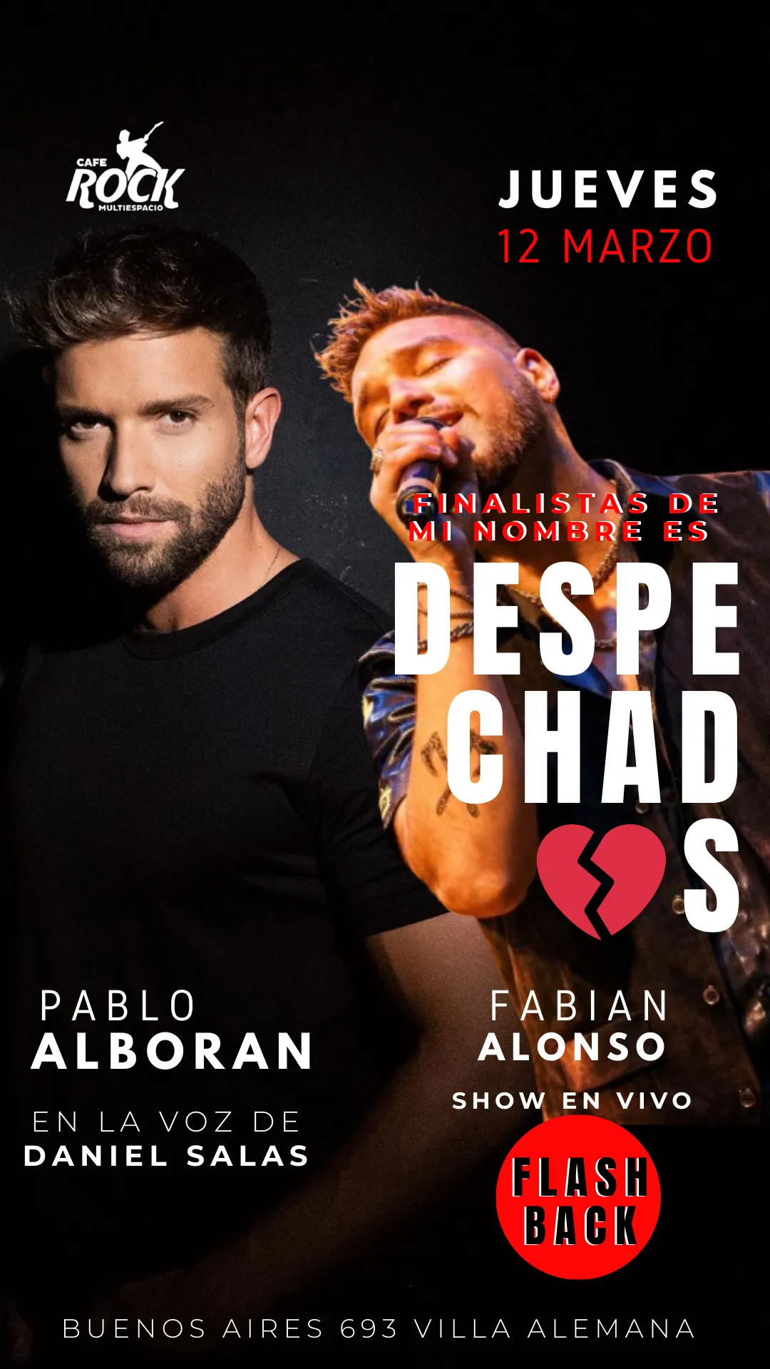 PABLO ALBORAN Y Fabian Allnso en DESPECHAD💔S